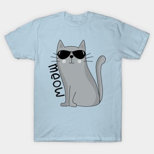 Cool Cat (Meow) T-Shirt